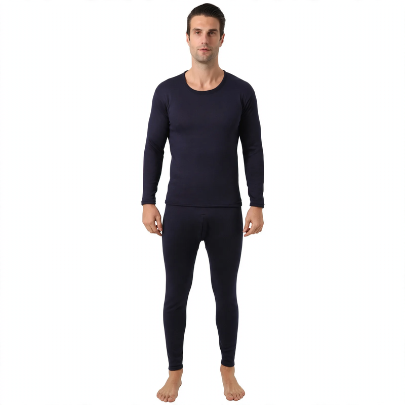 Thermal underwear set made of combed cotton
