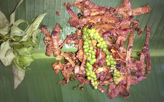 Khô Mực Rang Tiêu