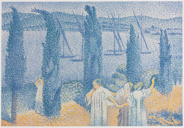 The Promenade Landscape With Cypresses 1897