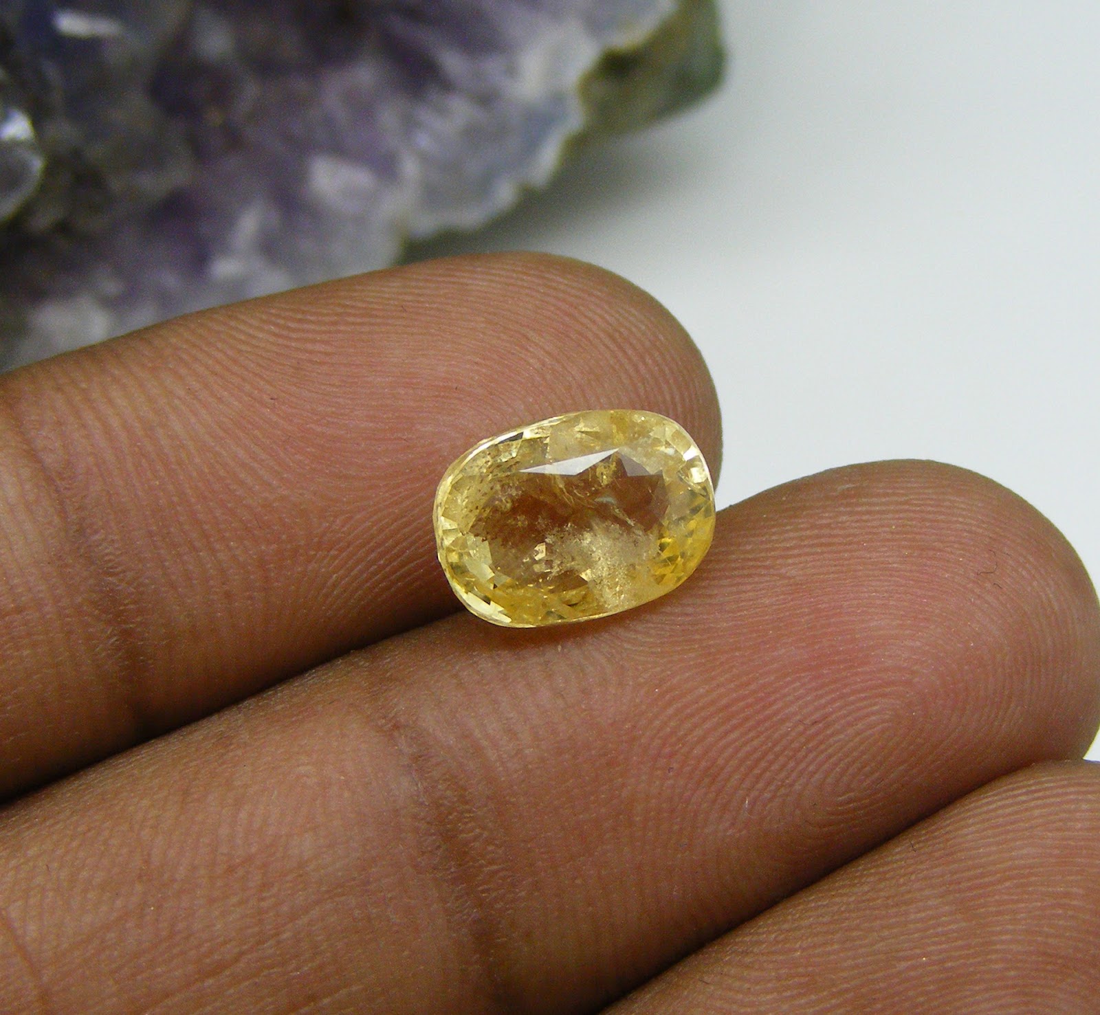 Natural Ceylon Yellow Sapphire 4.99 cts