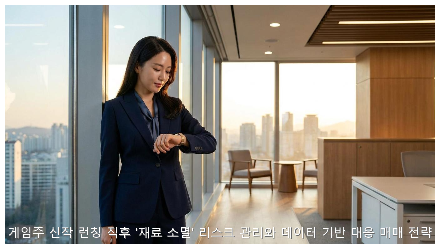 게임주 신작 재료 소멸 리스크 관리 및 매수 매도 전략 핵심 안내 및 분석 인포그래픽 (5)
