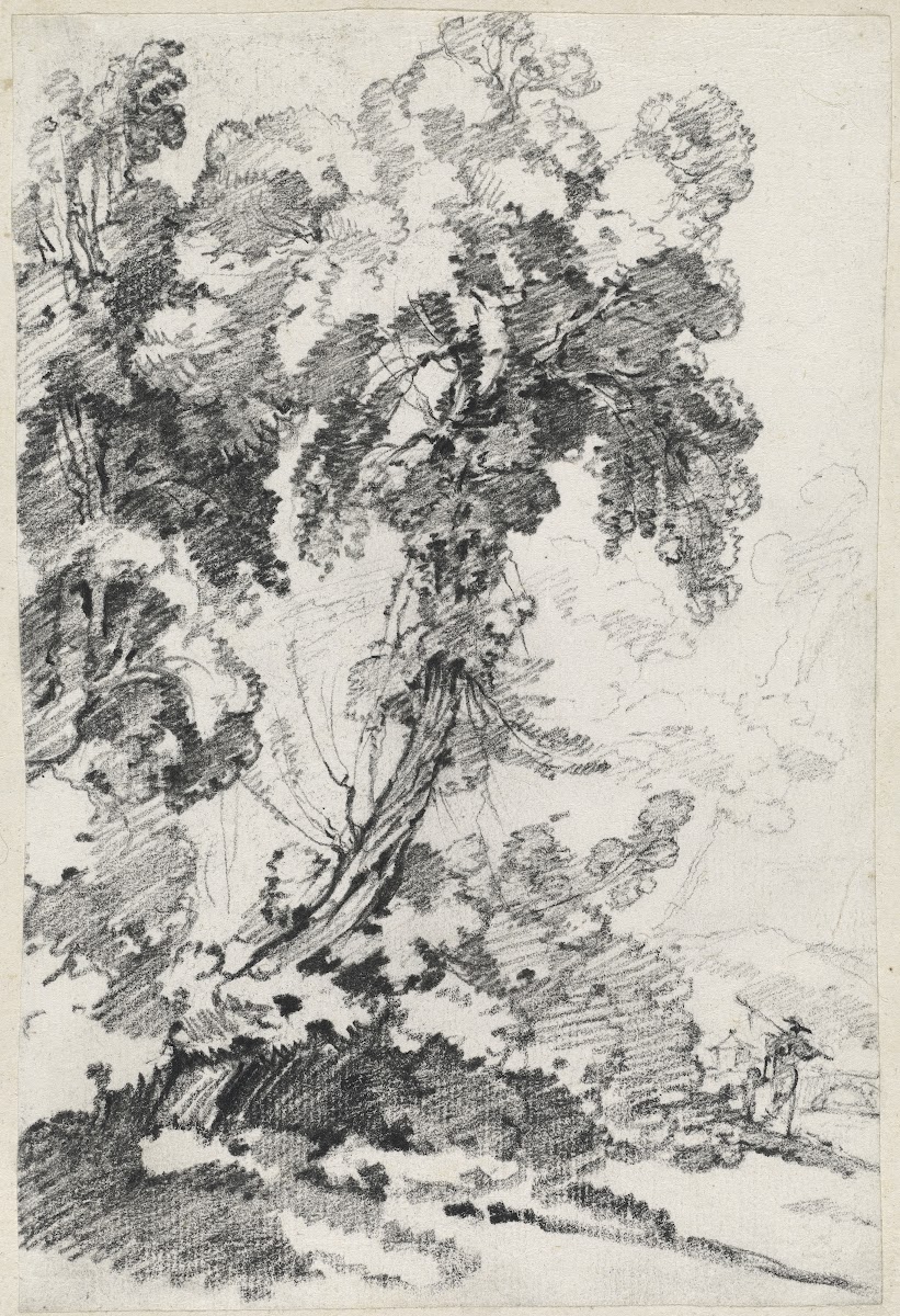 A Towering Tree with Travelers 1746 1749