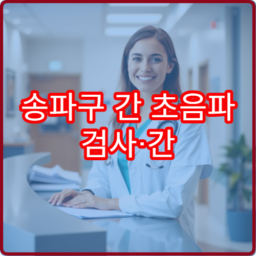 송파구 간 초음파 검사·간 기능 검사 가능한 병원 안내