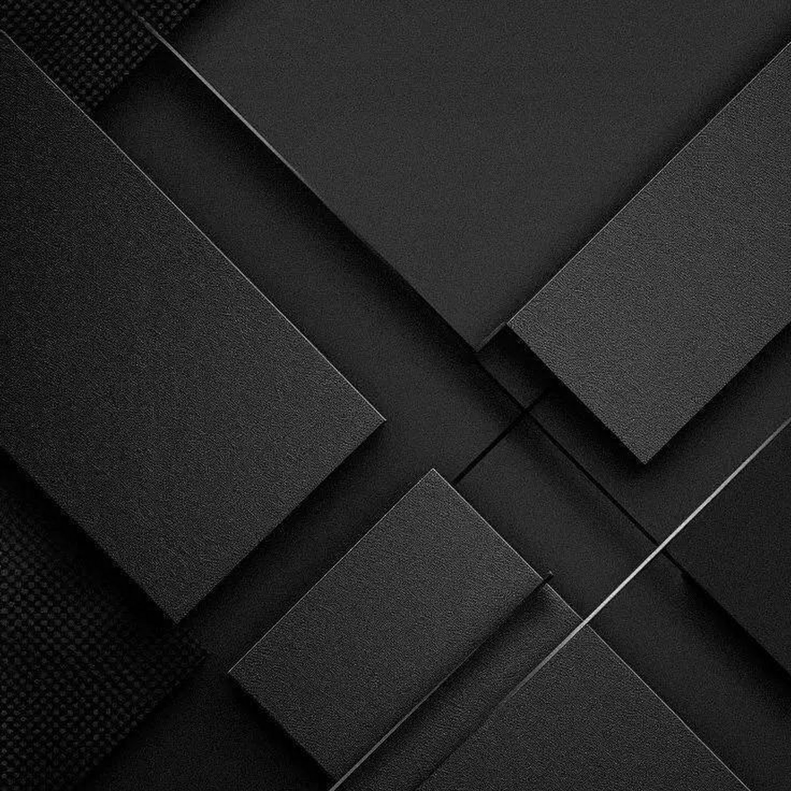 Download Abstract Black Geometric Layers iPhone