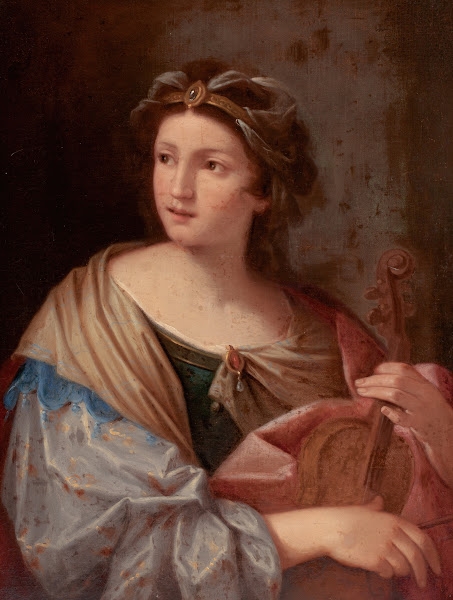 Woman with a Violin possibly Saint Cecilia