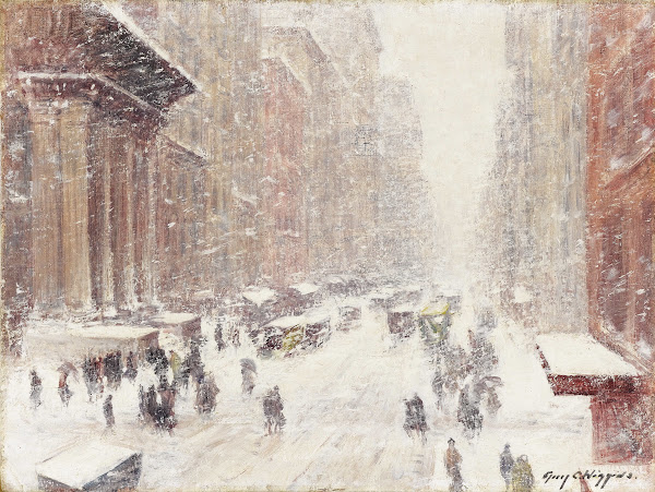 Snow Storm On The Avenue 1917 1918