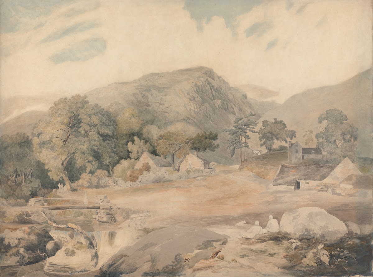 View near Tal y Llyn ca 1805