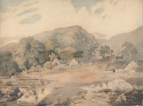 View near Tal y Llyn ca 1805