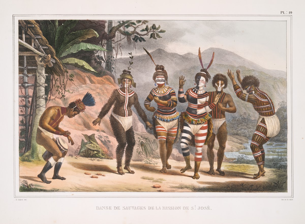 Danse de sauvages de la mission de St José 1834   1839