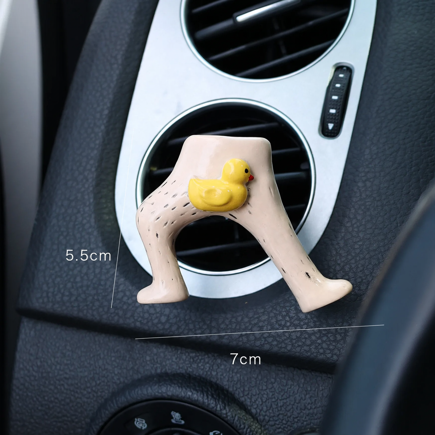 Resin fragrance clip for car ventilation, sports motifs