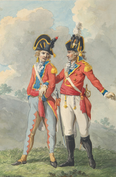 Two Subaltern Officers of the BatavianArmy 1797