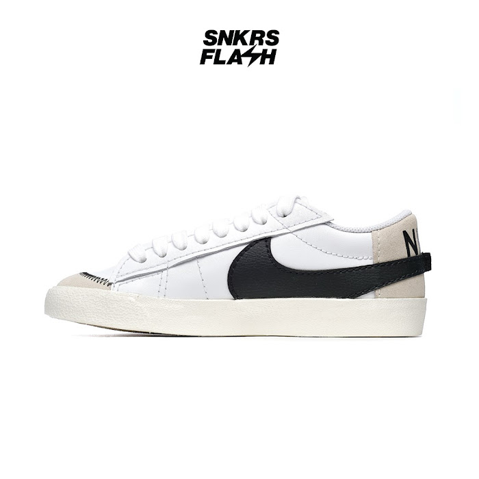 NIKE BLAZER LOW 77 JUMBO WHITE BLACK SAIL - Size 45