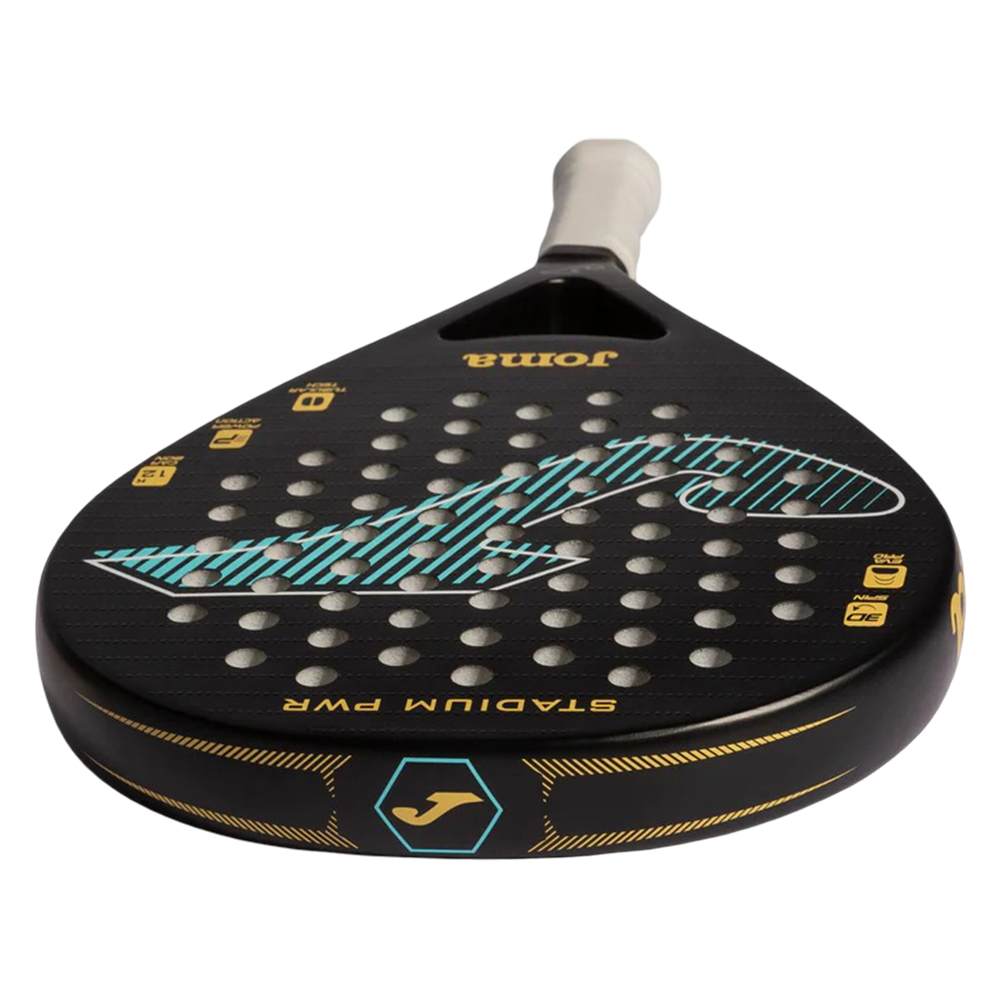 Joma Stadium PWR Black Turquoise Raket Padel s - Gambar 2