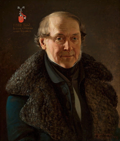 Portrait of Michał Józef Römer 17781853 marshal of the Vilnius gentry 1847