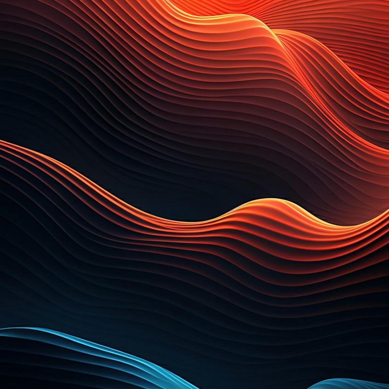 Download Abstract, Waves, Lines, Gradient Full HD iPhone