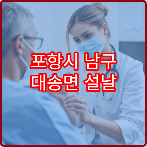 포항시 남구 대송면 설날 연휴 문 여는 약국·당직약국 정보 정리