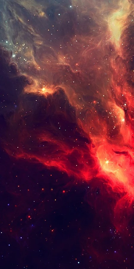 Space, Stars, Nebula, Tylercreatesworlds, Space Art Full HD Phone Wallpaper
