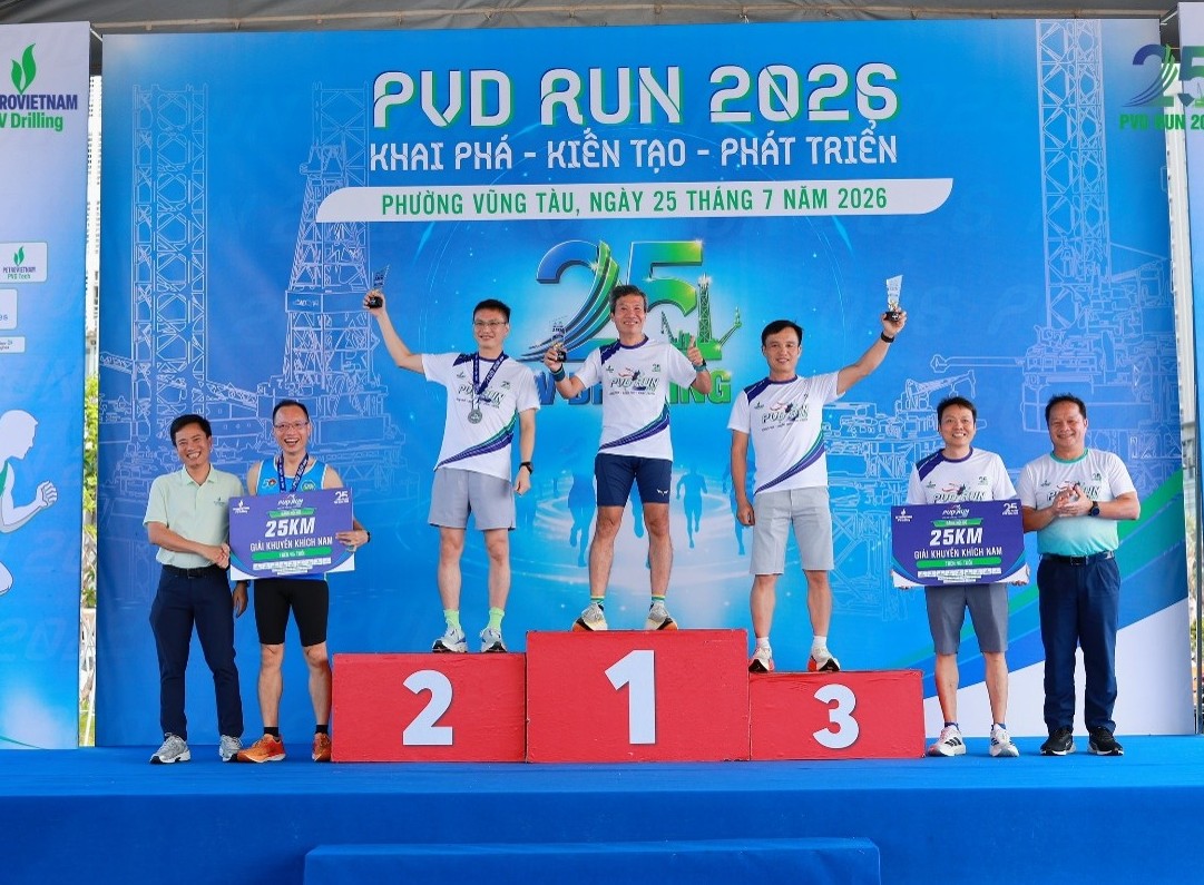 PVD RUN 2026: Hơn 1.600 vận động viên đồng hành lan tỏa tinh thần Khai phá - Kiến tạo - Phát triển