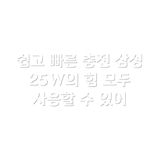 삼성전자 충전기, 25W 초고속 충전기, GaN 충전기, C타입 충전기, PD PPS 충전기