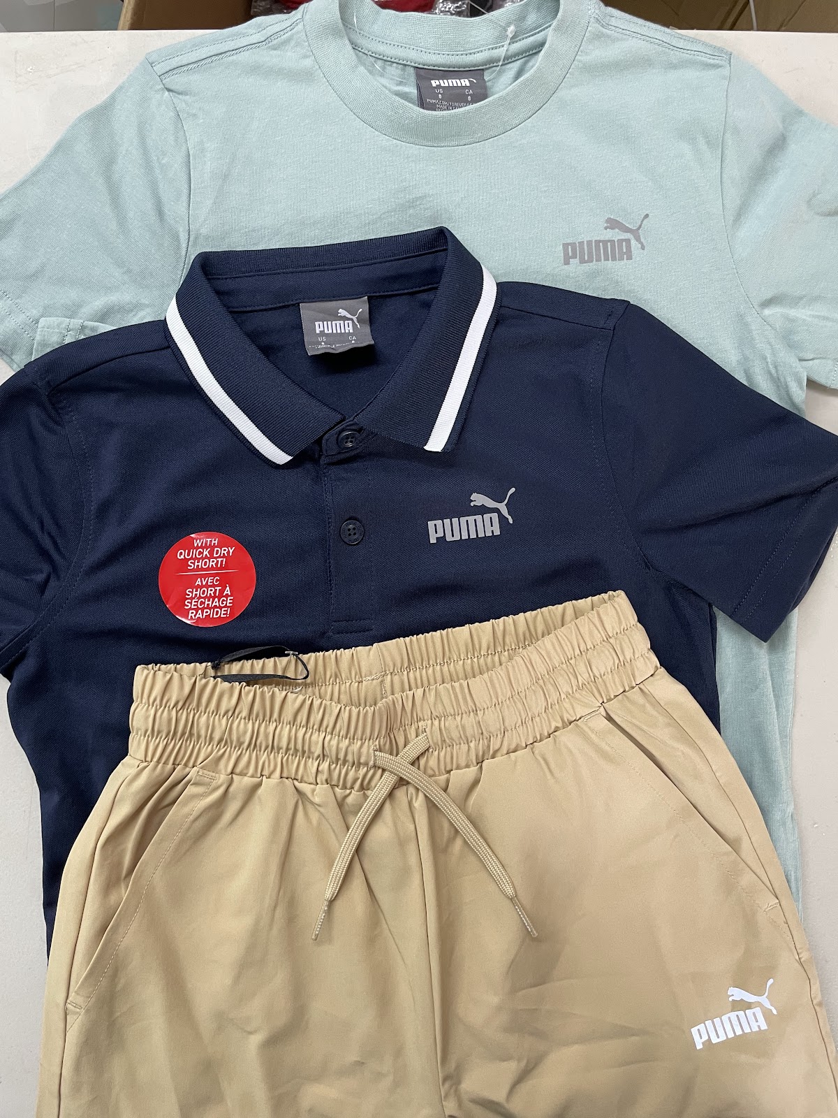Puma Kids Golf 3pack Navy S8 #0642