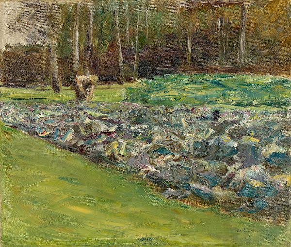 Mann im Kohlfeld  Wannseegarten 1917