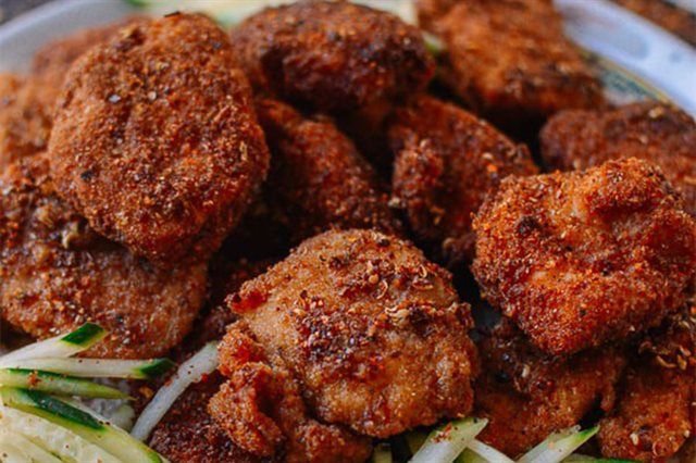 Lườn Gà Chiên Cay Giòn