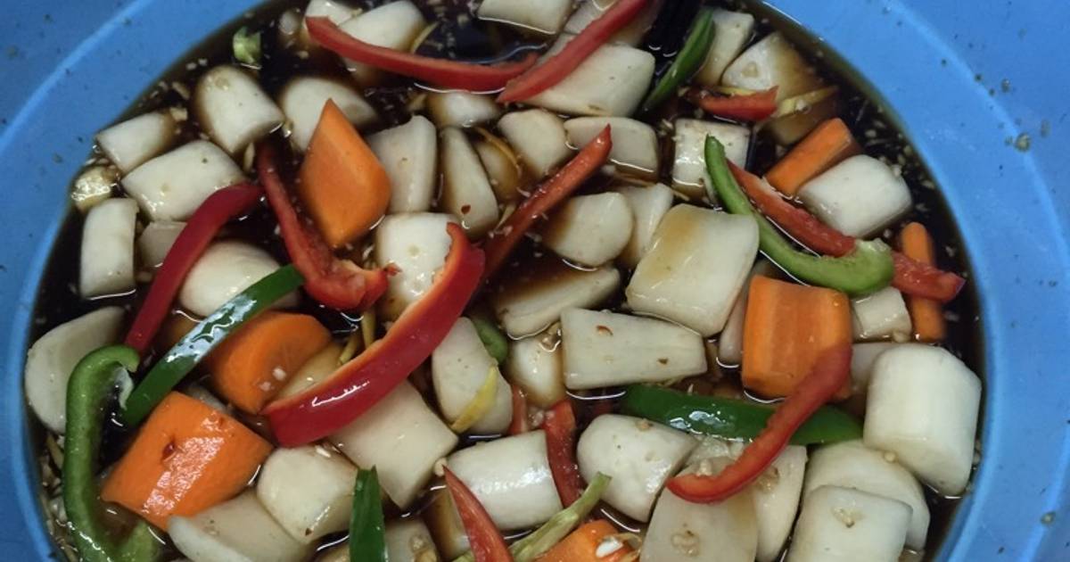 Củ cải ngâm xì dầu chua ngọt