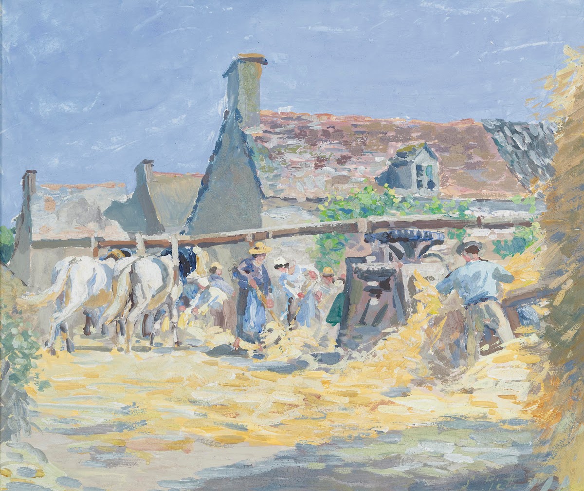 La Fauche Des Foins À Montfoucault circa 1876
