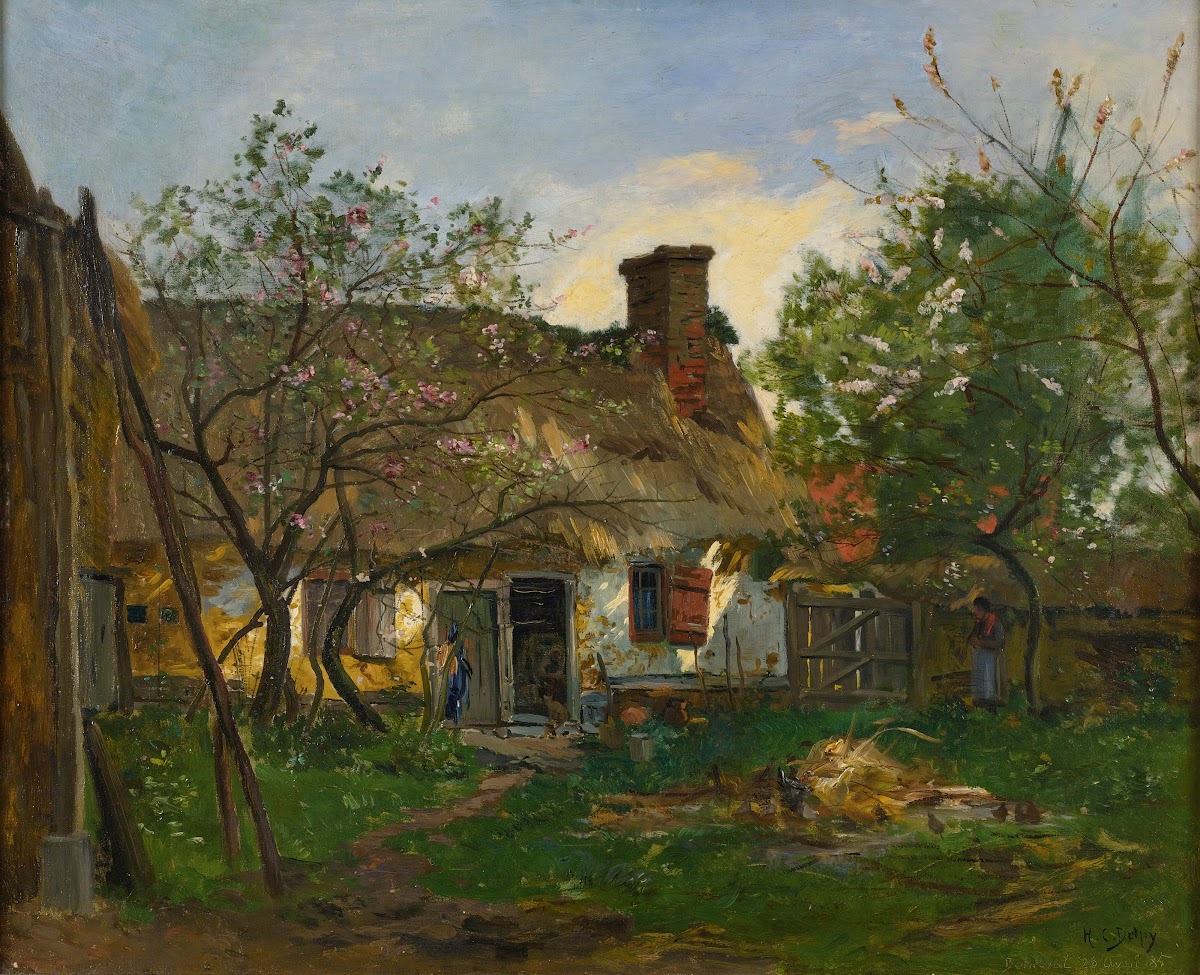 La Chaumiereà Berneval 1885