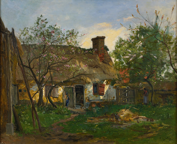 La Chaumiereà Berneval 1885