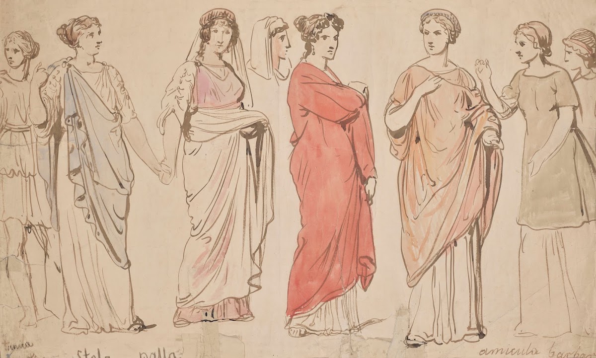 Roman Female Garments 1860   1872
