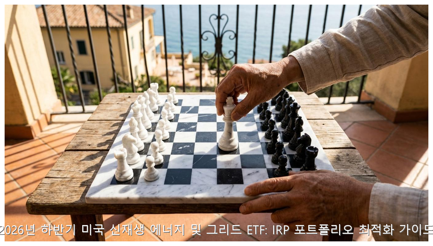 2026년 하반기 미국 신재생 에너지 및 그리드 ETF: IRP 포트폴리오 최적화 가이드 핵심 안내 및 분석 인포그래픽 (5)