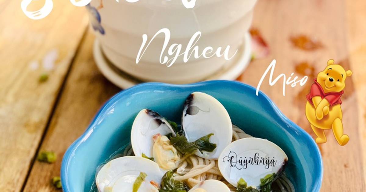Mì soba nghêu miso