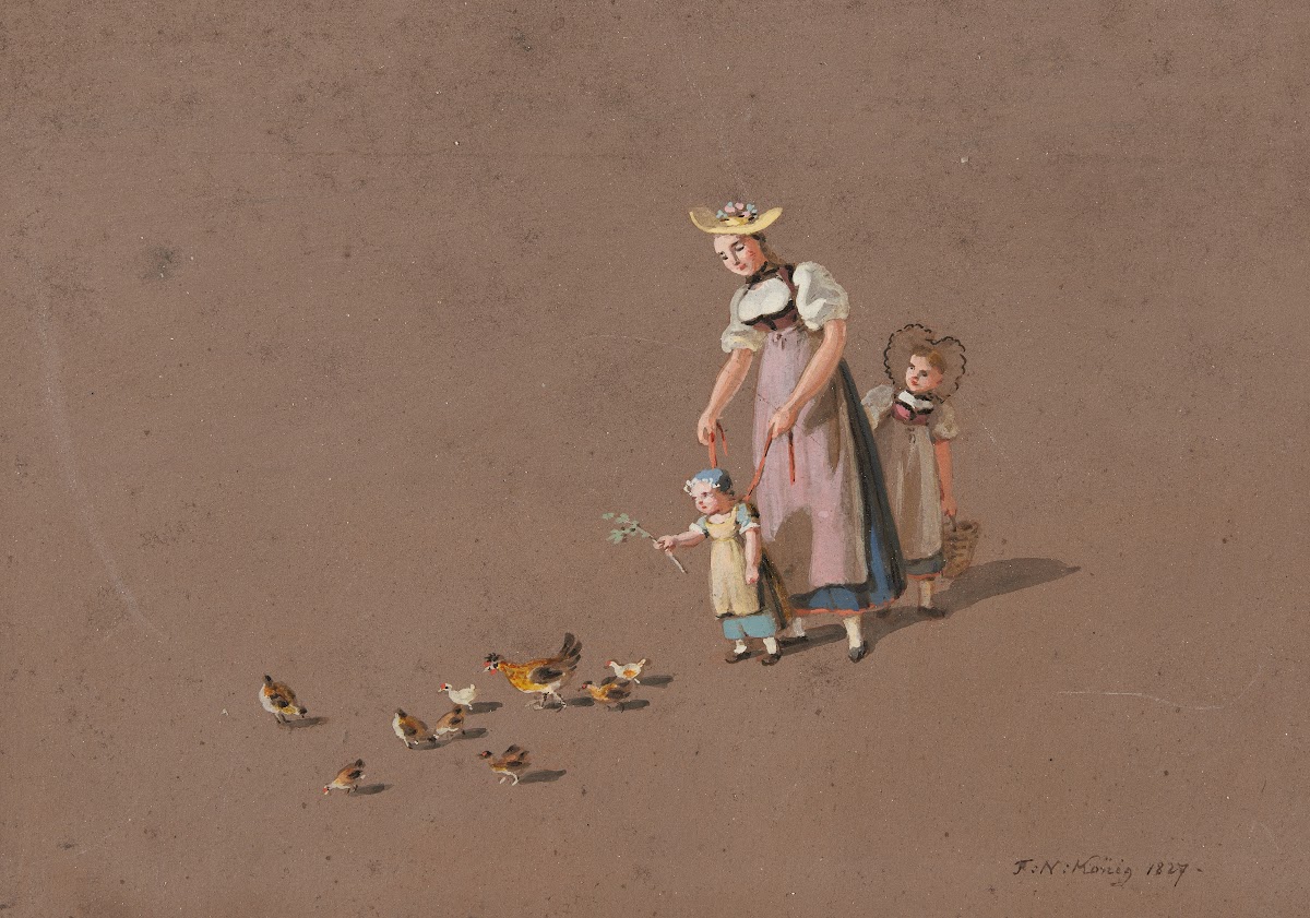 Das Mädchen am Gängelband 1827