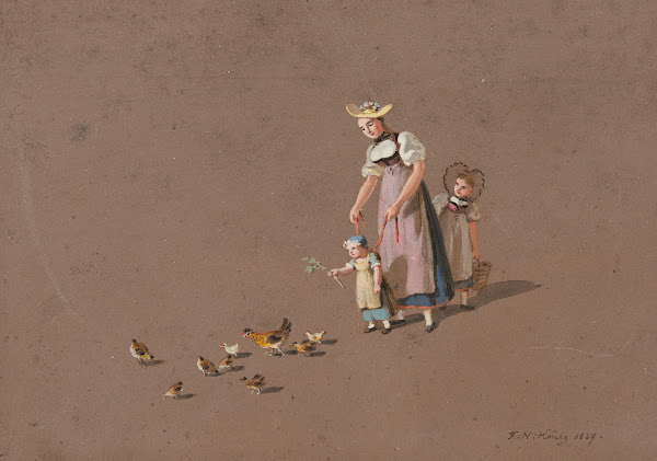 Das Mädchen am Gängelband 1827