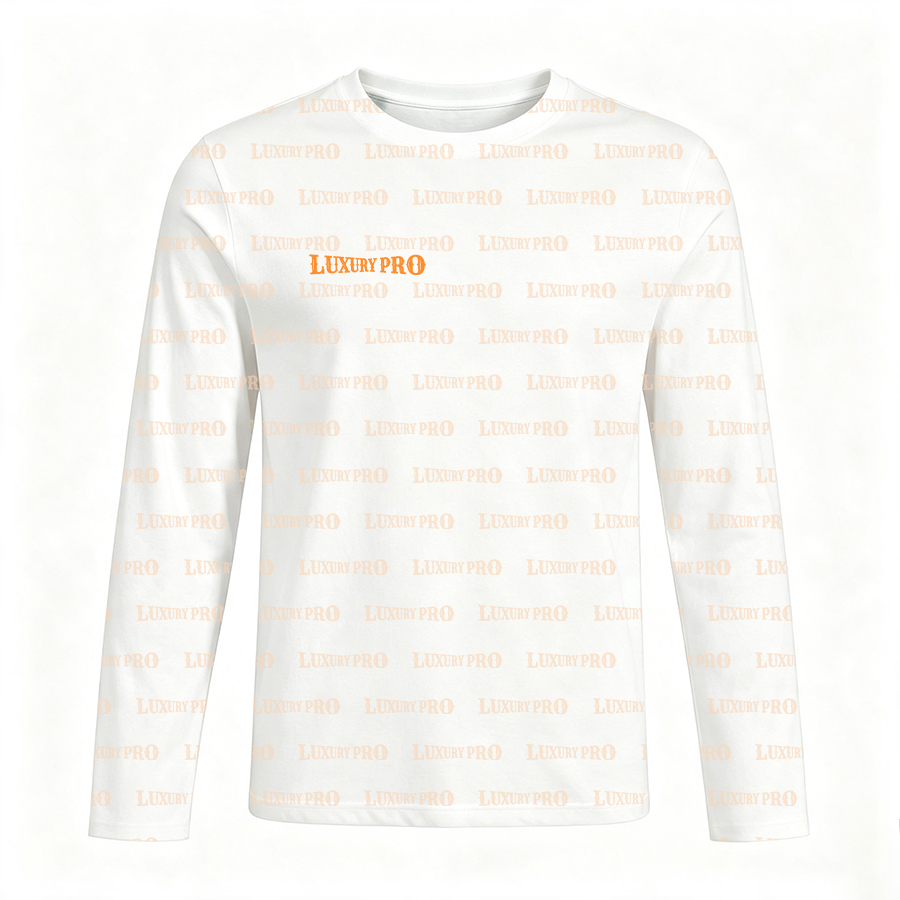 AOP Round neck long sleeved Tshirt