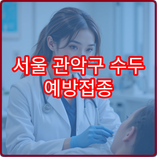 서울 관악구 수두 예방접종 가능 병원과 연령별 접종 기준 안내