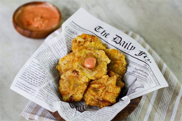 Chuối Chiên Giòn Vị Tỏi