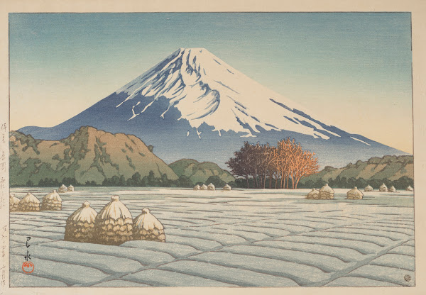 Izu Nagaoka shimo no asa Frosty morning in Nagaoka Izu 1939
