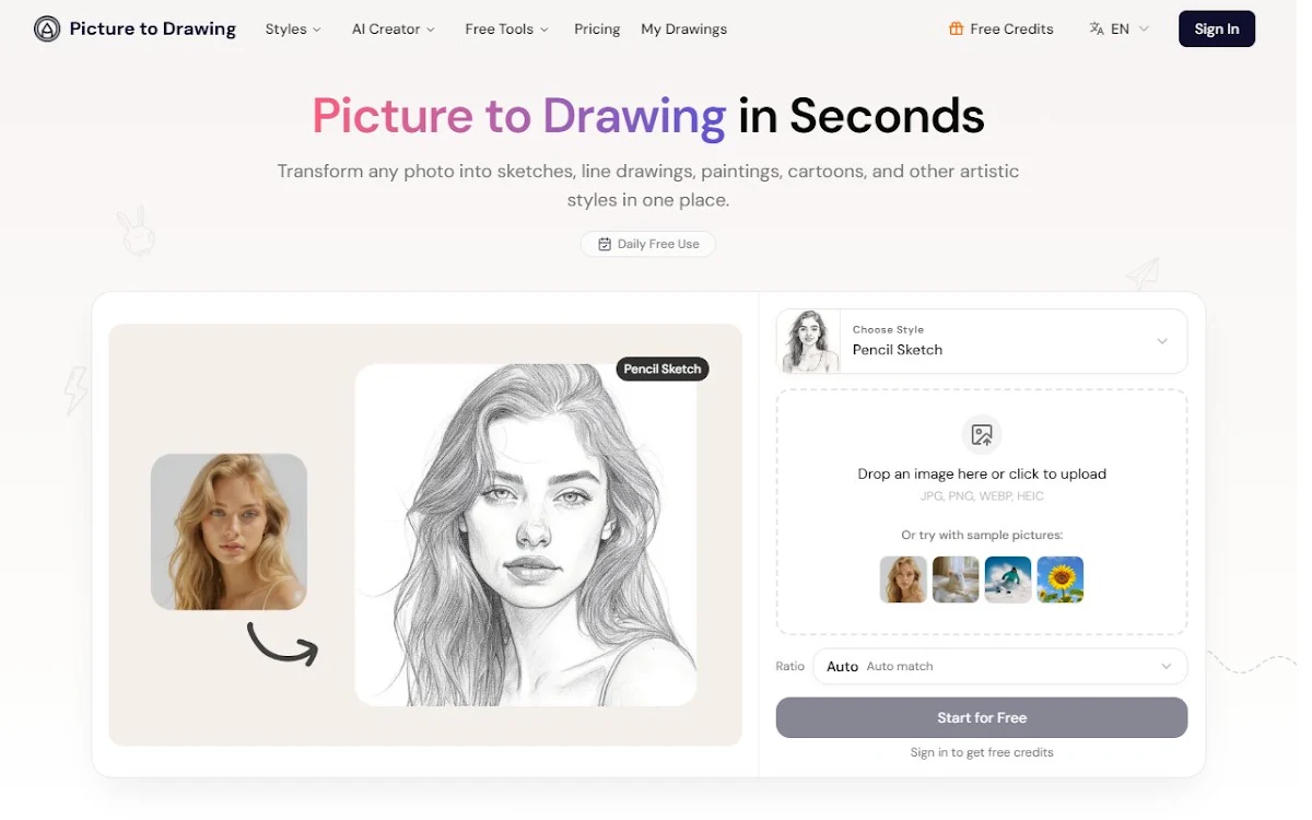 Captura de Picture to Drawing-