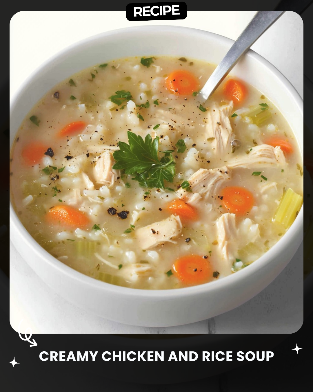 Creamy Chicken and Rice Soup