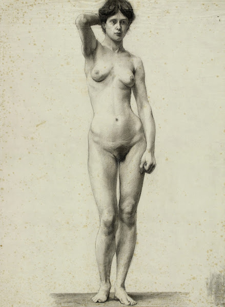 Le modèle Renée Danjou Nu en pied 1896