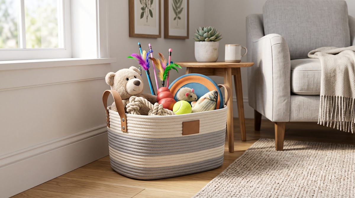 Best Pet Toy Storage Baskets for Living Rooms (2026) - BEST COMPACT — IN CONTEXT