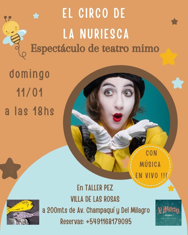 El circo de La Nuriesca con música en vivo !!!