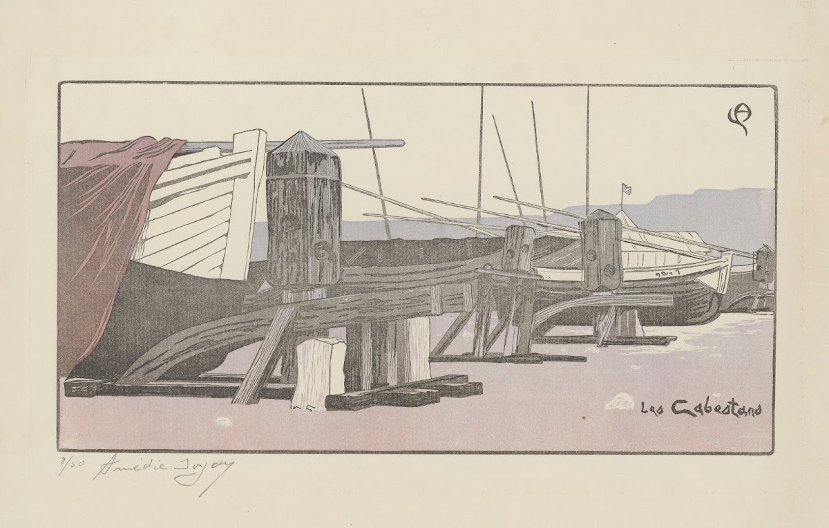 Les Cabestans Yport 1902