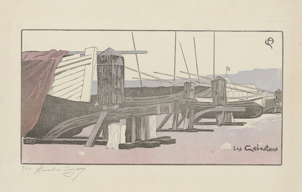 Les Cabestans Yport 1902