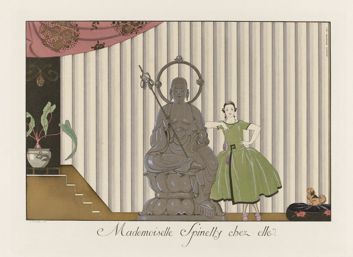 Mademoiselle Spinelly chez elle 1924