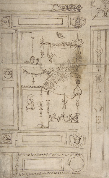 Design for Grotesque Wall Decoration early 16th century