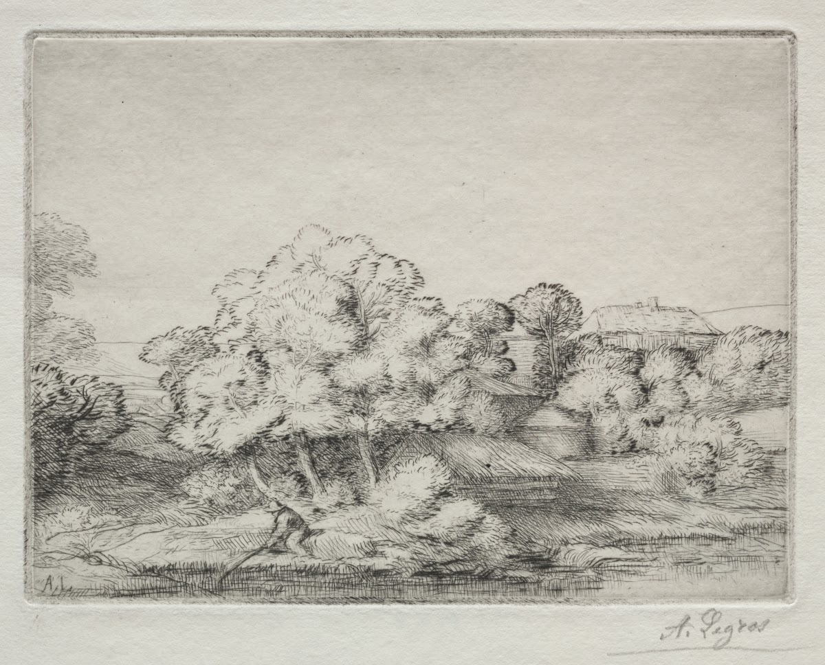 Hamlet near the Lake Hameau près du Lac c 18571911