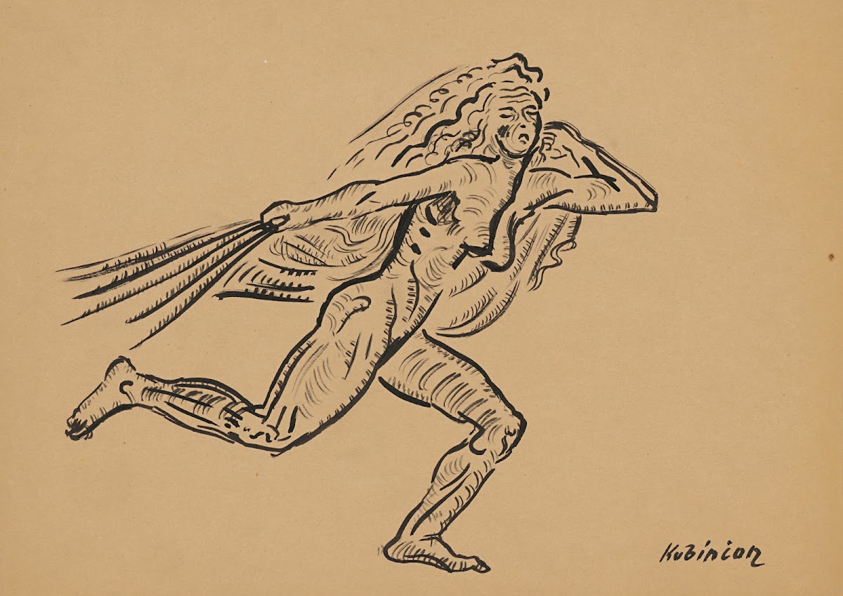 Female figure Wind 1915